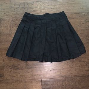 Black tennis skirt